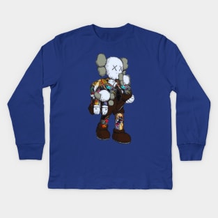 Kaws mimin 5 Kids Long Sleeve T-Shirt